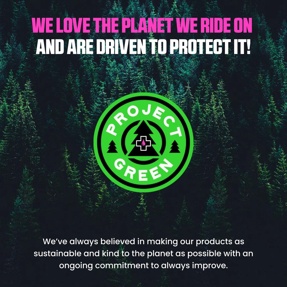 Disc brakes appear safe during cleaning with Muc-Off Nano-Tech.