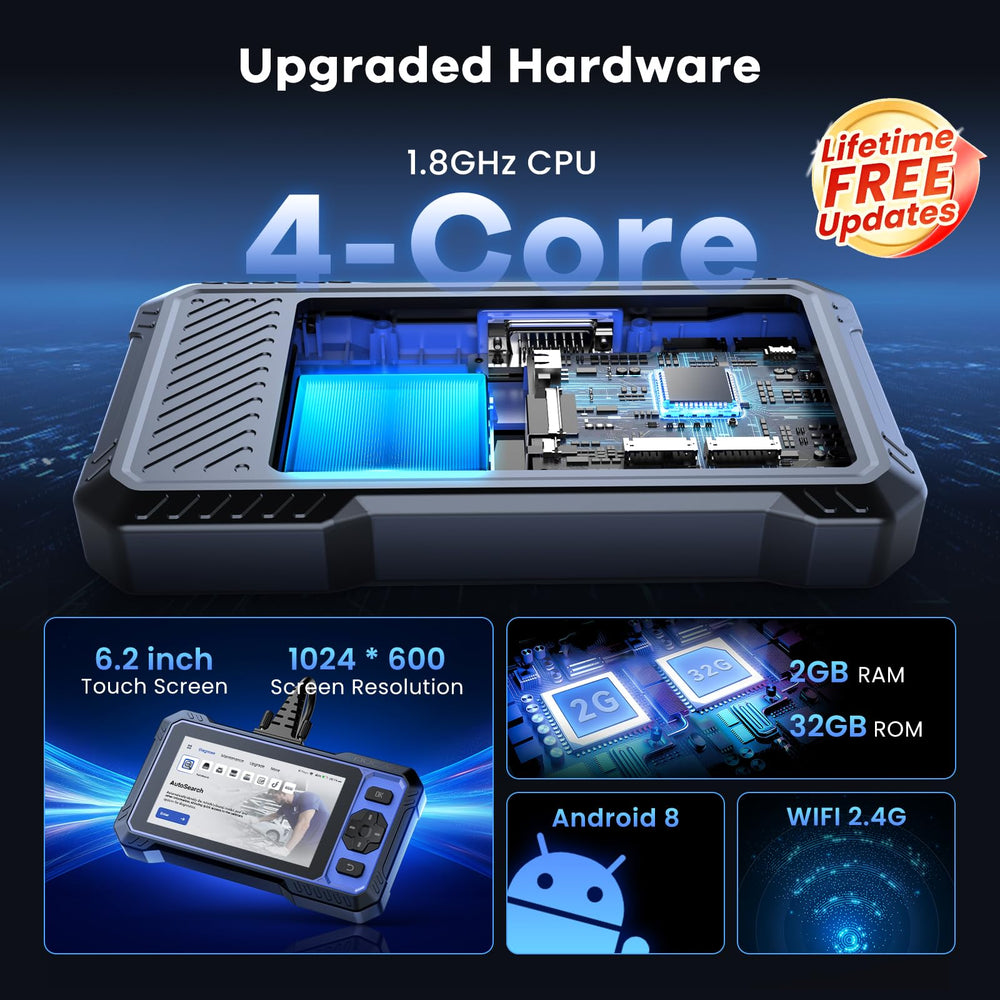 MUCAR 682 ergonomic design with 6.2" touchscreen