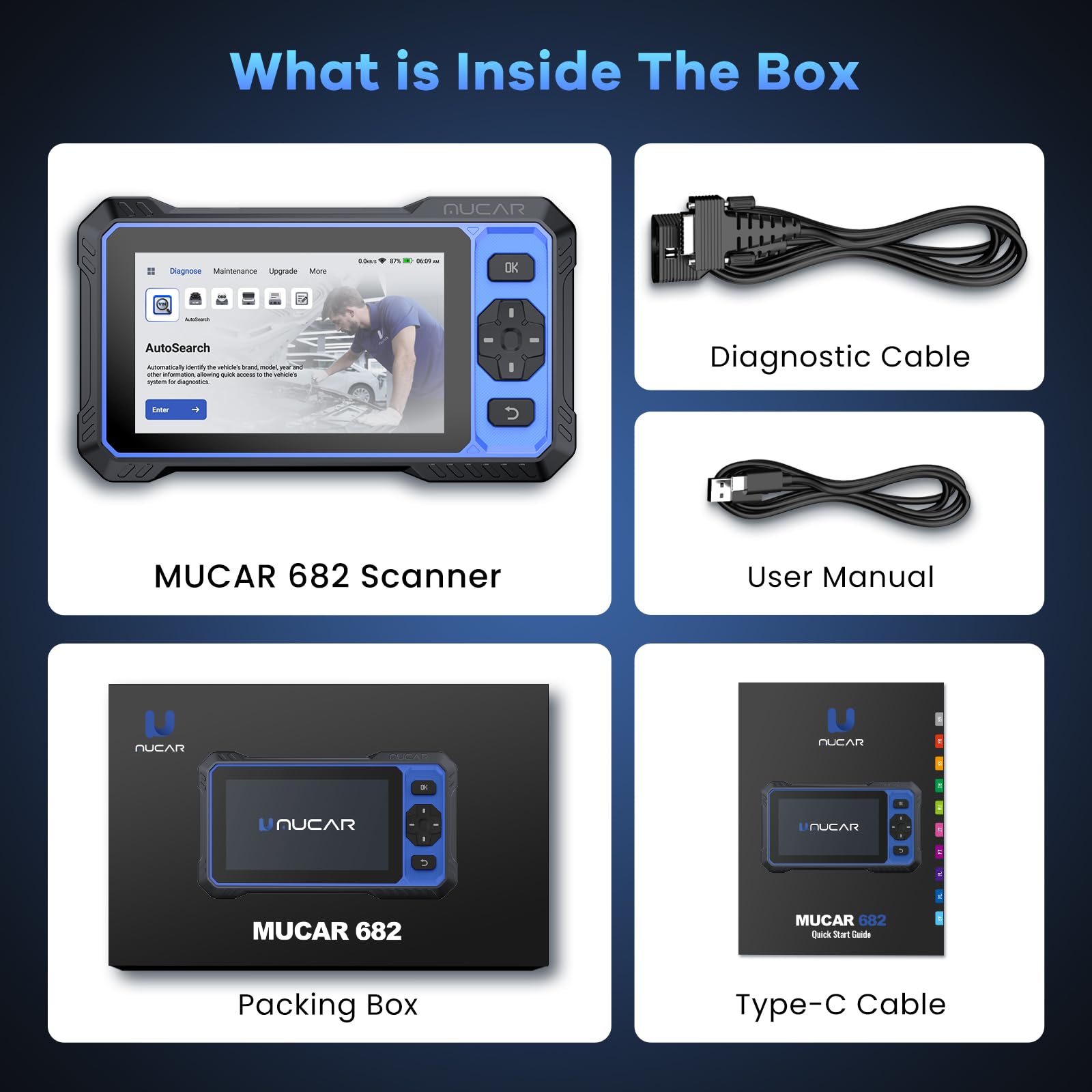 MUCAR 682 easy setup and installation guidance