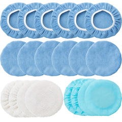Mudder buffer pads 9-10 inch fit for orbital polisher and smooth finishing