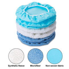 Mudder wax applicator bonnet for even product distribution and a showroom-ready shine
