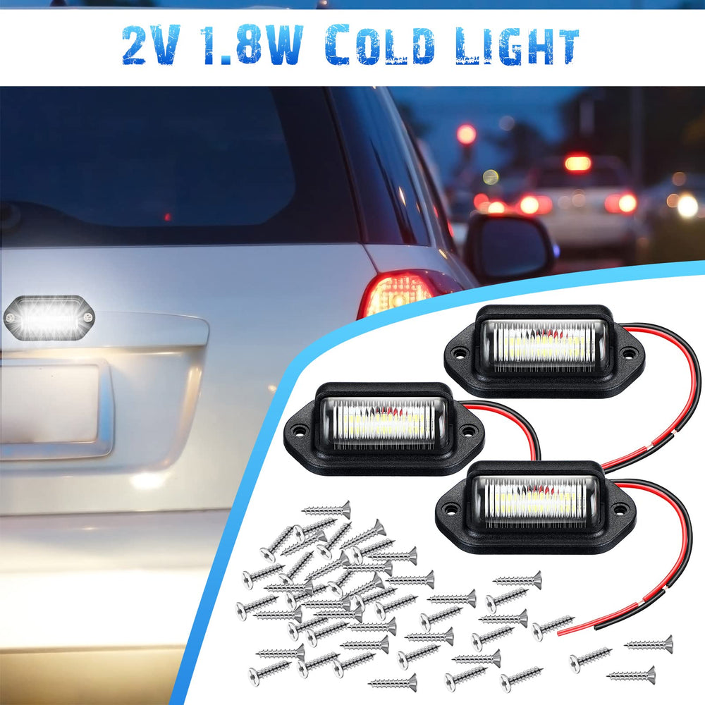 Mudder license light on trailer or boat for improved visibility
