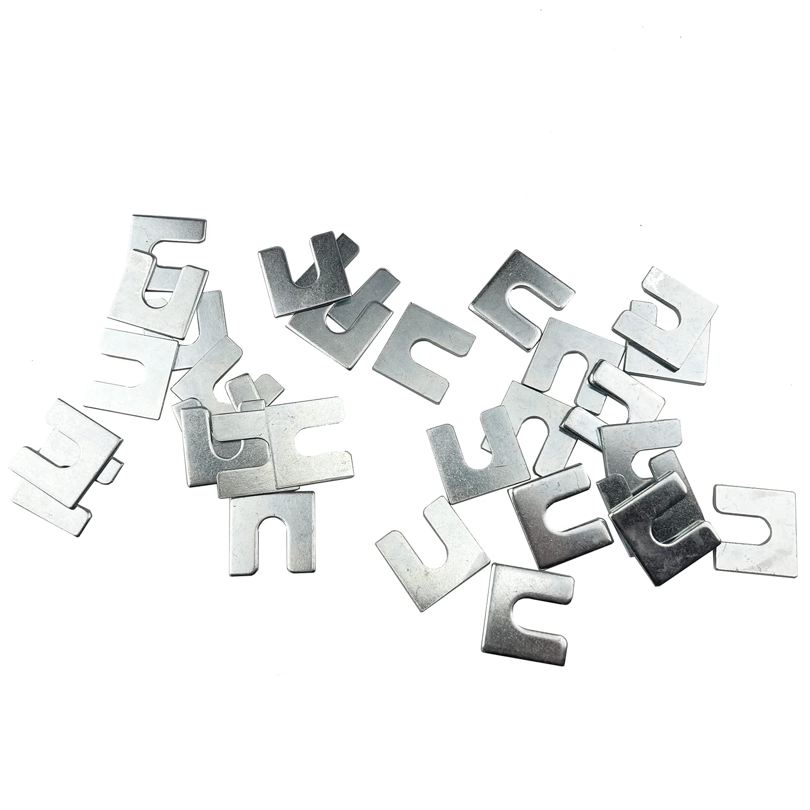 MUFFINMAN zinc-plated shims resist rust in shop use