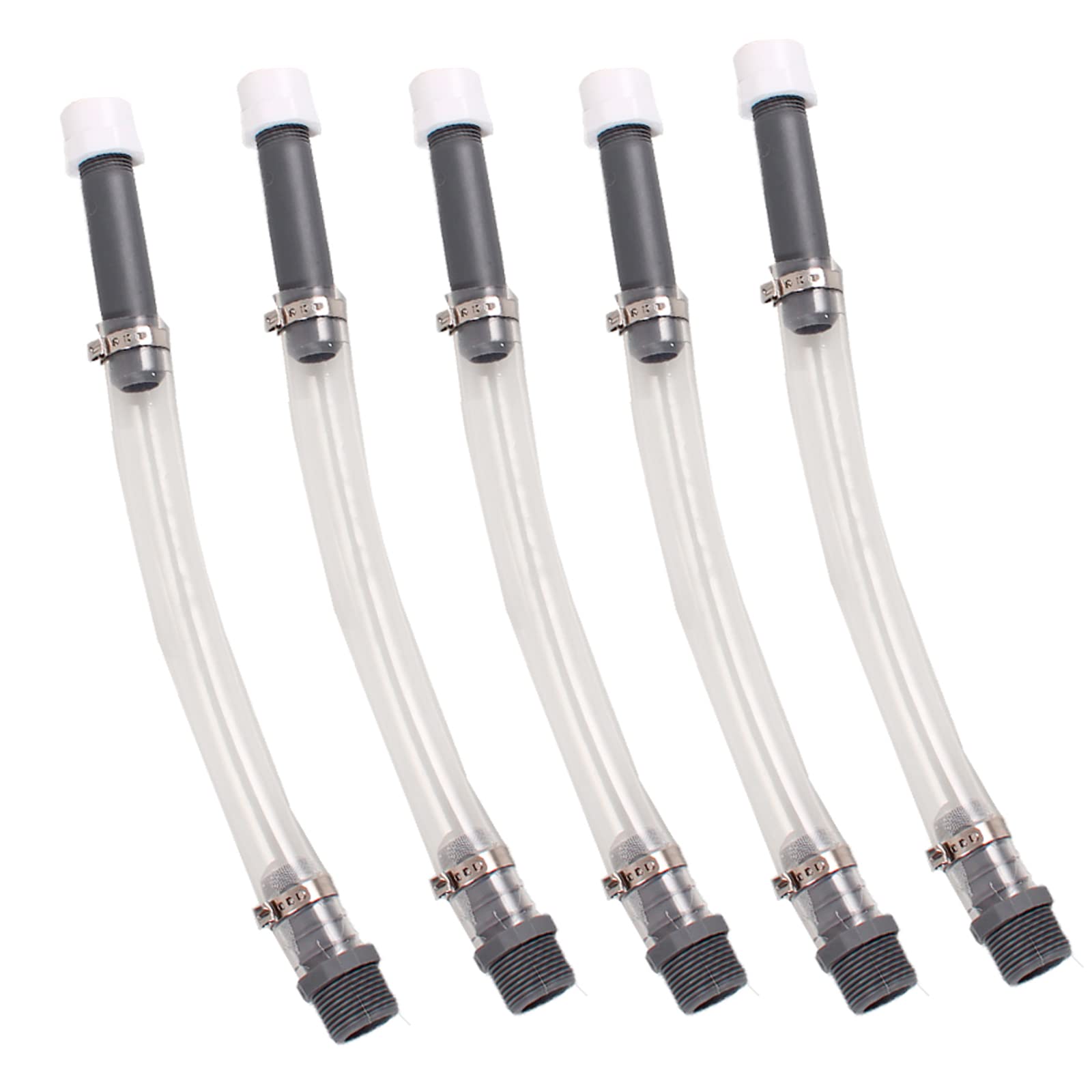 MUGE RACING 5PCS filler hose with clear view for precise fueling