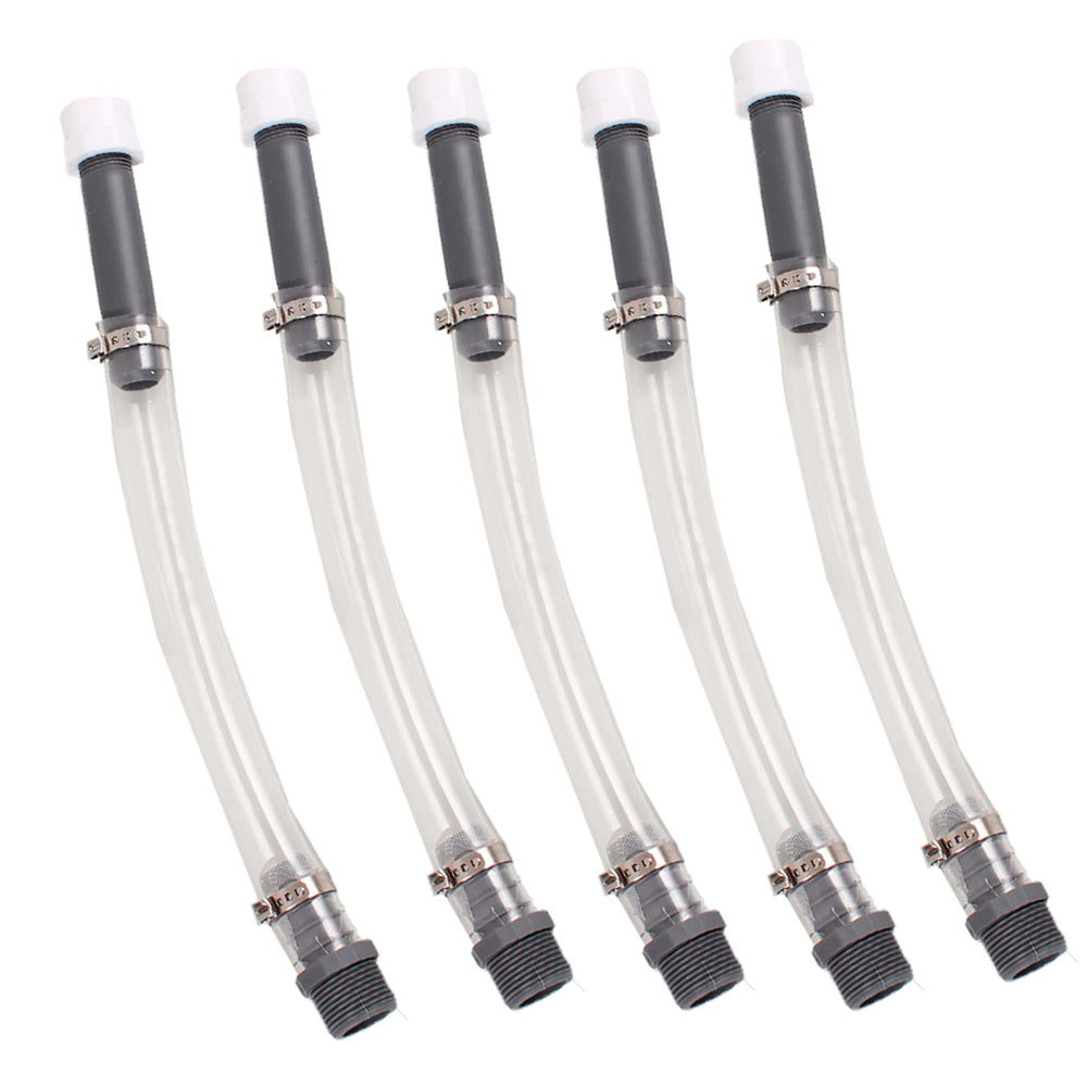 MUGE RACING 5PCS filler hose with clear view for precise fueling