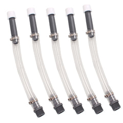 MUGE RACING 5PCS filler hose with clear view for precise fueling