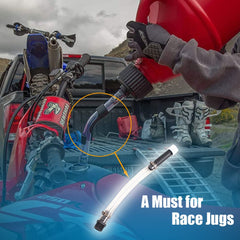 MUGE RACING connection stays secure to prevent leaks during pouring