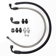 Muge Racing 6AN pressure hose braided for durability and leak resistance.
