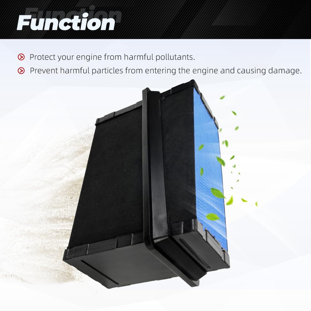Muge Racing P621725 air filter for Peterbilt 569 promotes engine longevity.