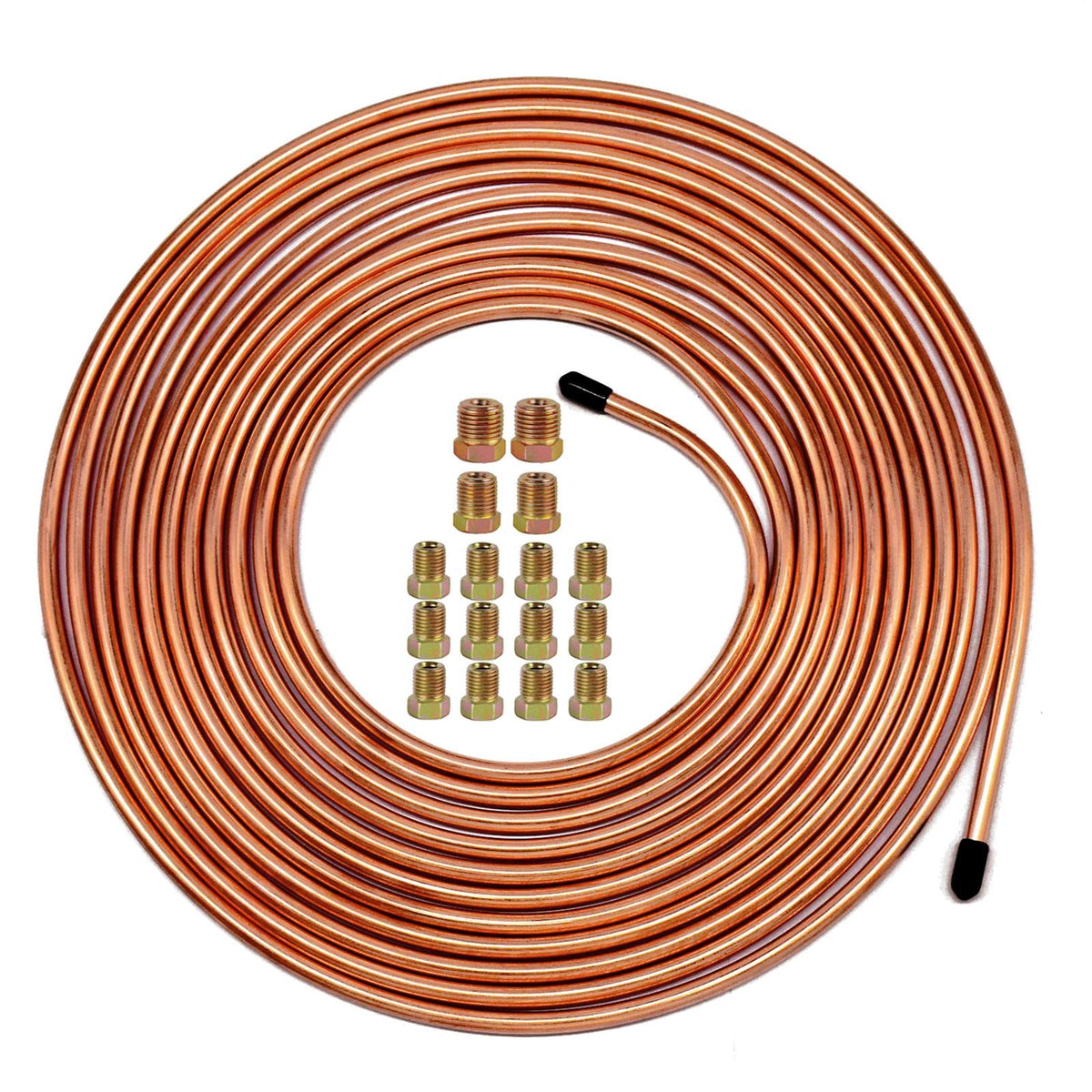 MuHize 1/4 brake line kit 25ft roll for durable corrosion resistance and simple installation.