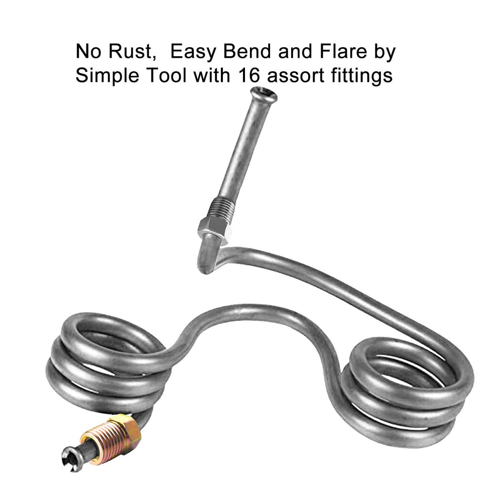 MuHize brake line 25ft easy-bend shows flexible routing