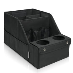 MULISOFT car seat organizer backseat pockets organize snacks on road trips.