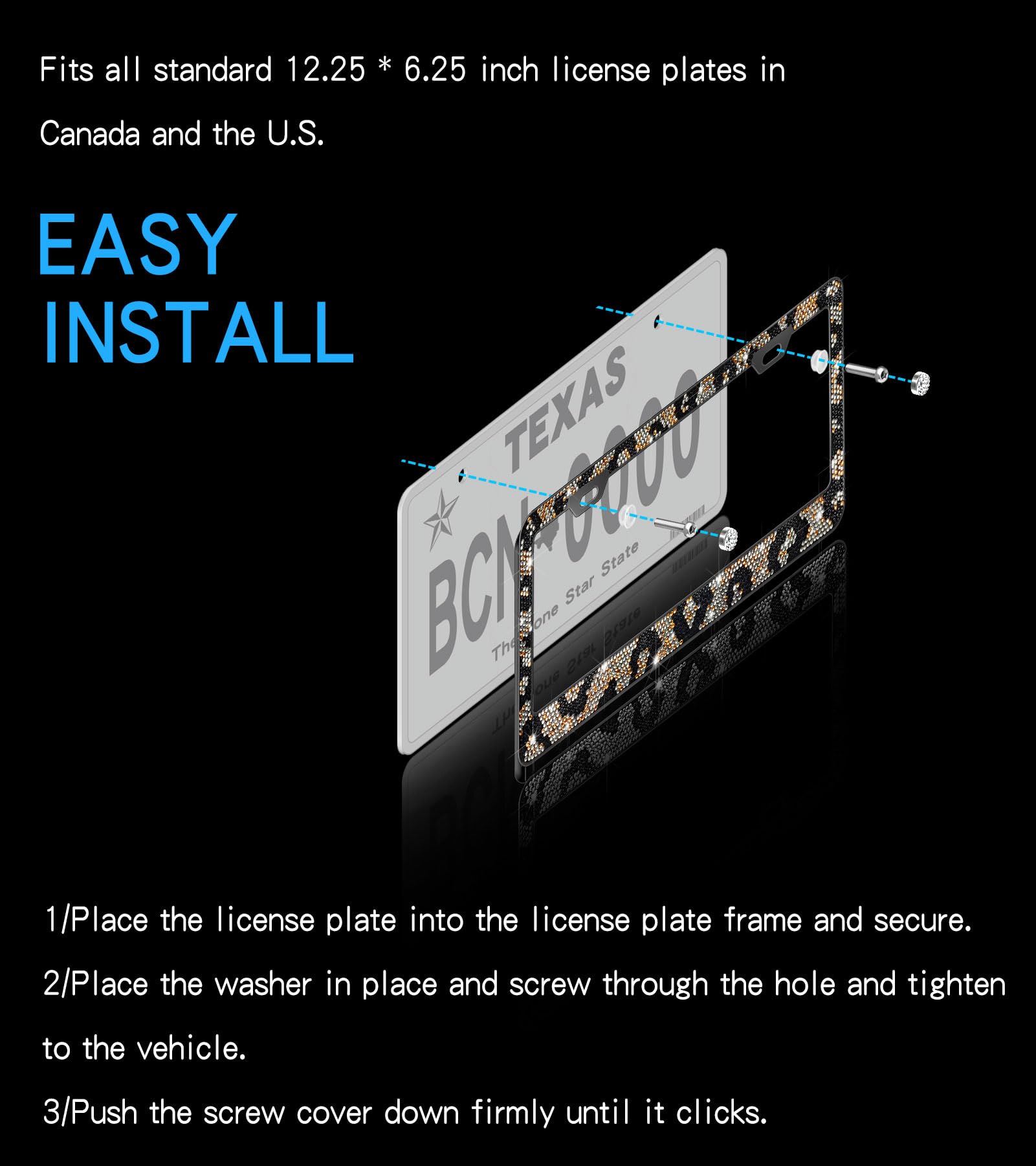Mulixis leopard installation tools included for quick mounting