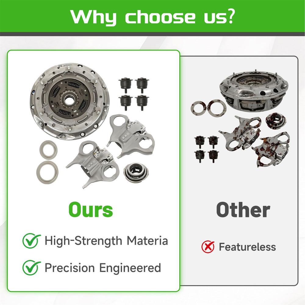 Munirater 6DCT250 high-strength iron material for durable performance.