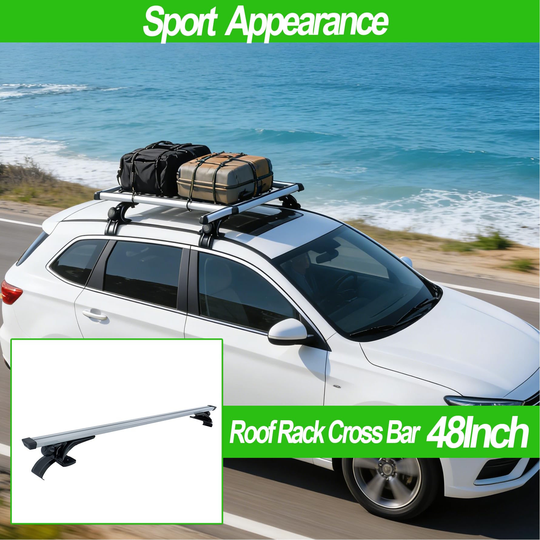 Munirater adjustable cross-bar length enables precise vehicle fit