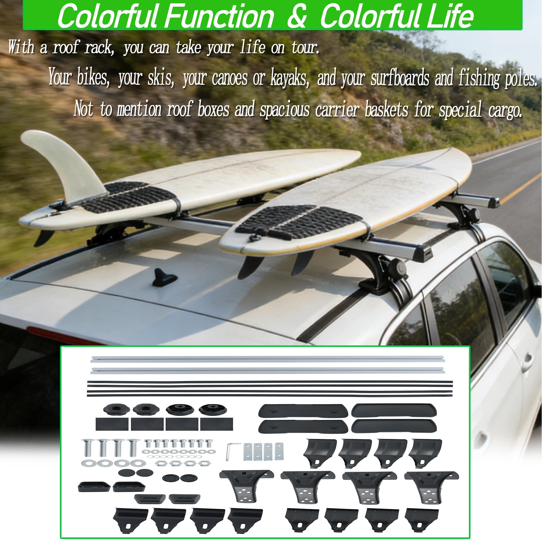 Munirater easy-installation design speeds roof rack setup