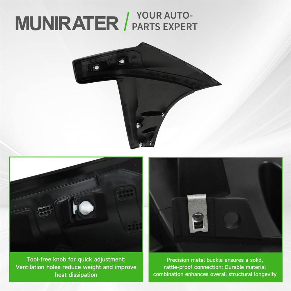 Munirater GM1017110 part number visible on the right-side bumper extension