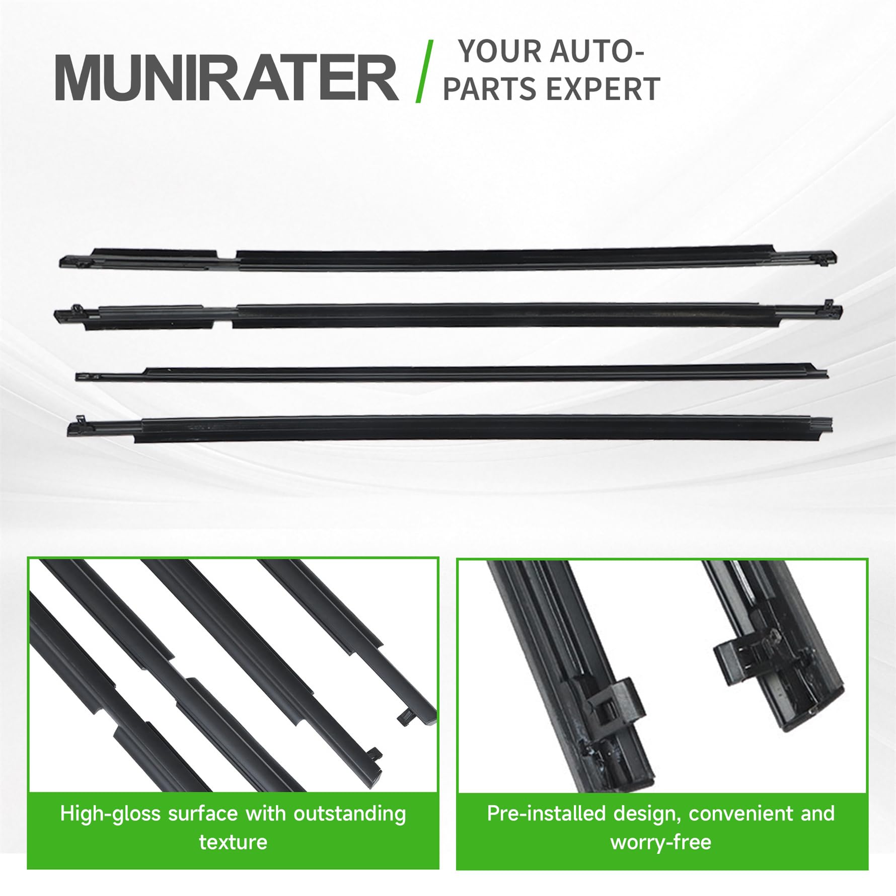 Munirater sealing belt with barrier against water intrusion.