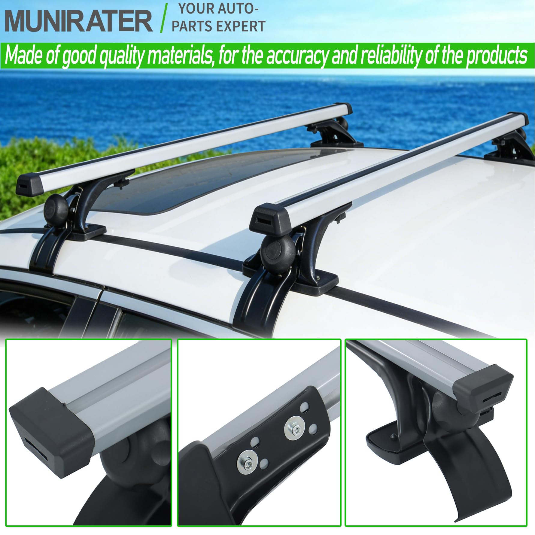 Munirater rugged metal construction supports gear