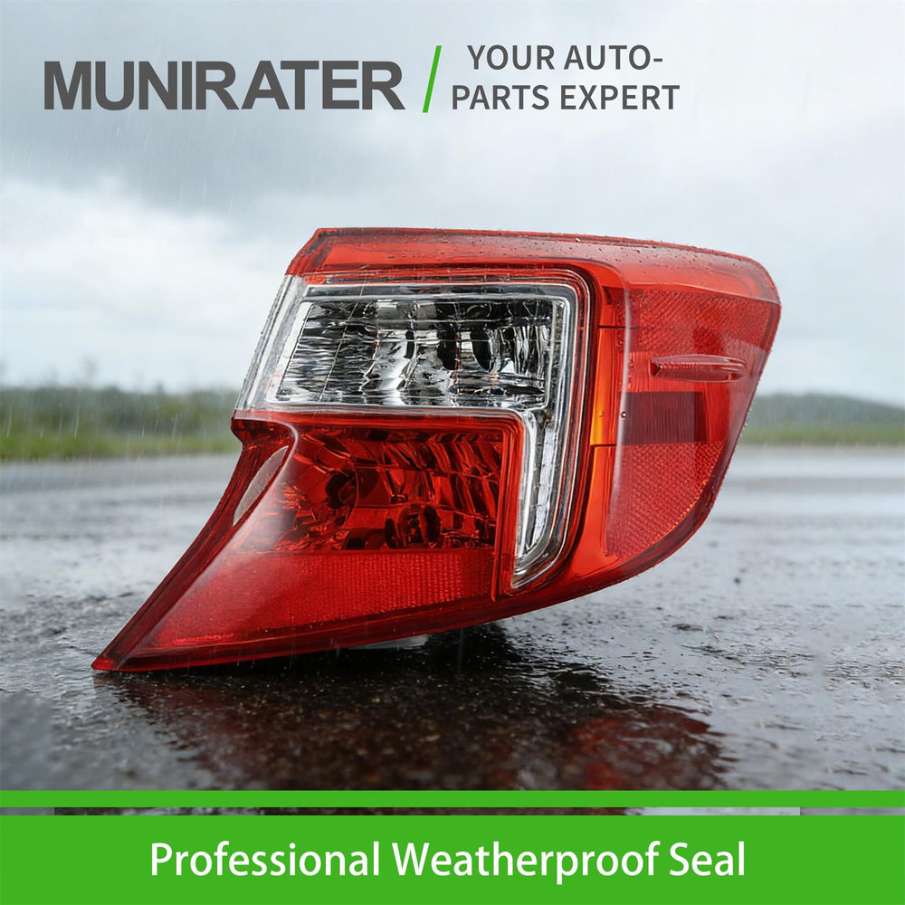 Munirater tail light right side bright LED for improved night visibility.