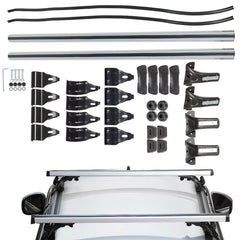 Munirater universal 48inch cross bar on roof rack adding luggage space
