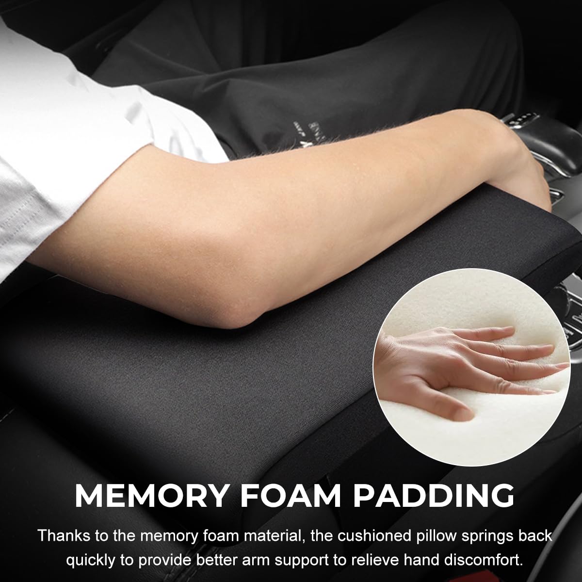 MUQIDA breathable fabric armrest cover stays dry and comfortable