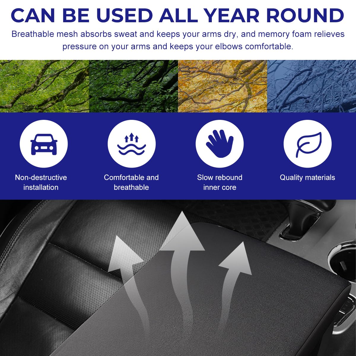 MUQIDA removable armrest cover is easy to wash