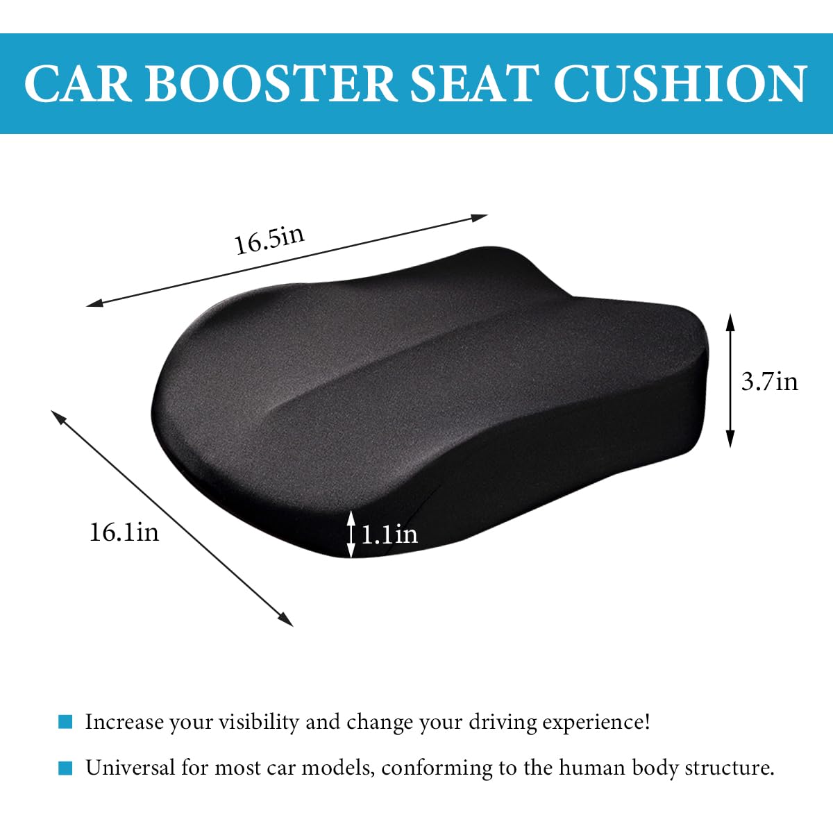 MUQIDA tailbone-support-seat-cushion promotes better posture on the road.