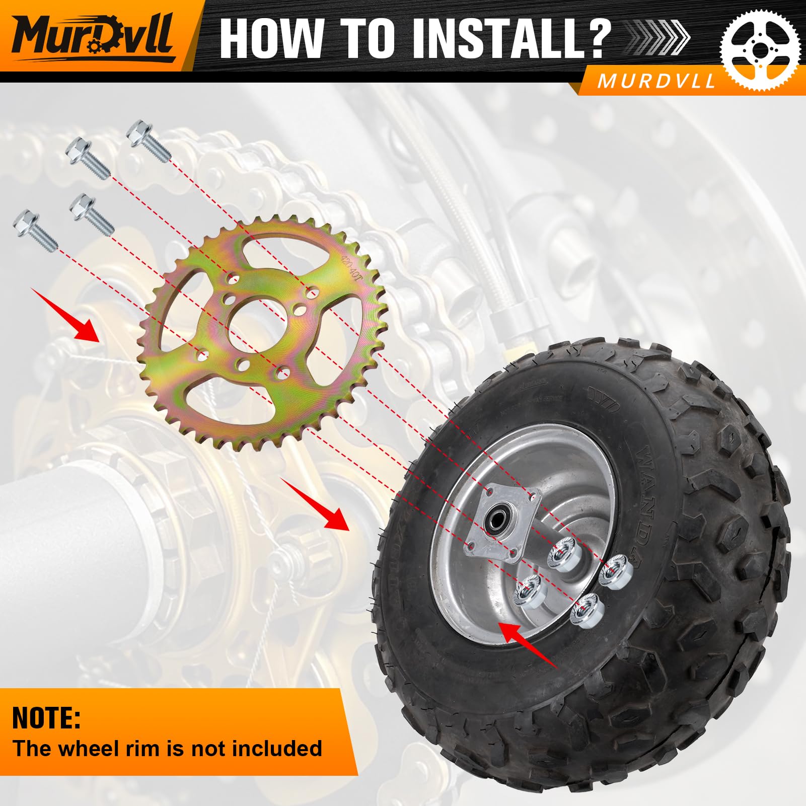 MurDvll carbon steel core with zinc finish resists wear and corrosion.