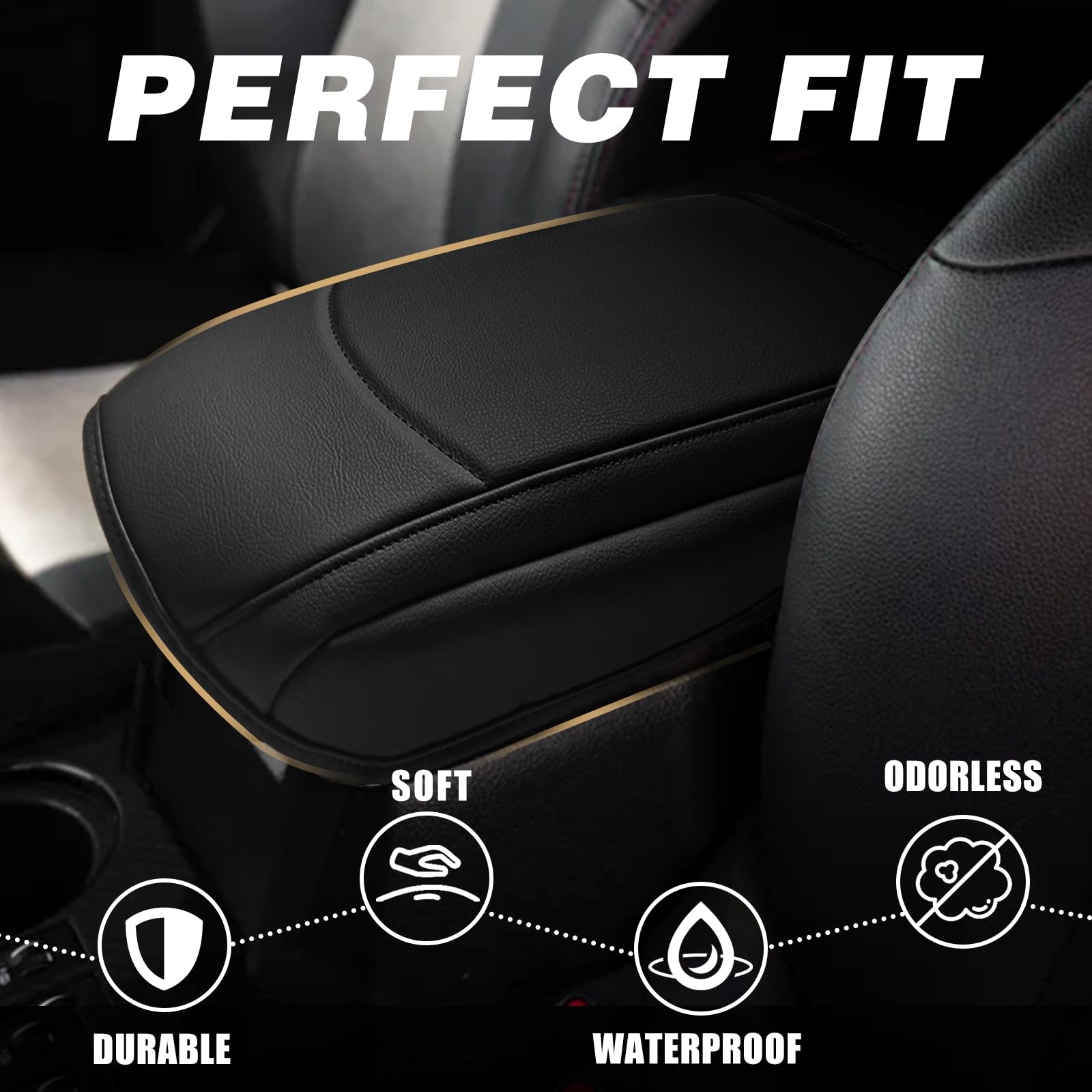 Muslogy interior-matching design blends with OEM textures.