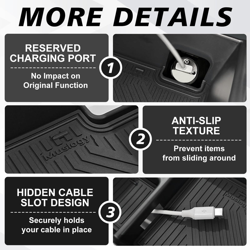 Muslogy ABS material delivers durable construction and long-lasting organization