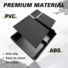 Muslogy ABS material storage tray highlighting durable construction.