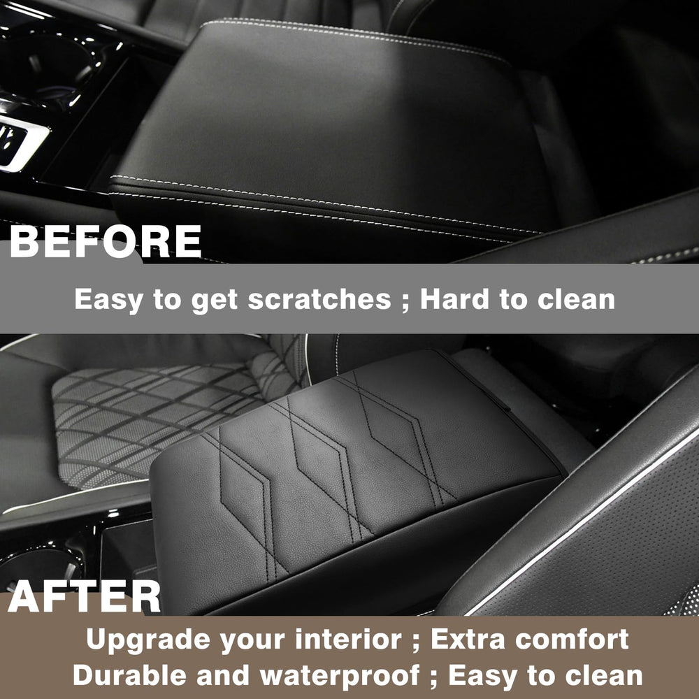 Muslogy armrest cover installs without tools for a quick fit.
