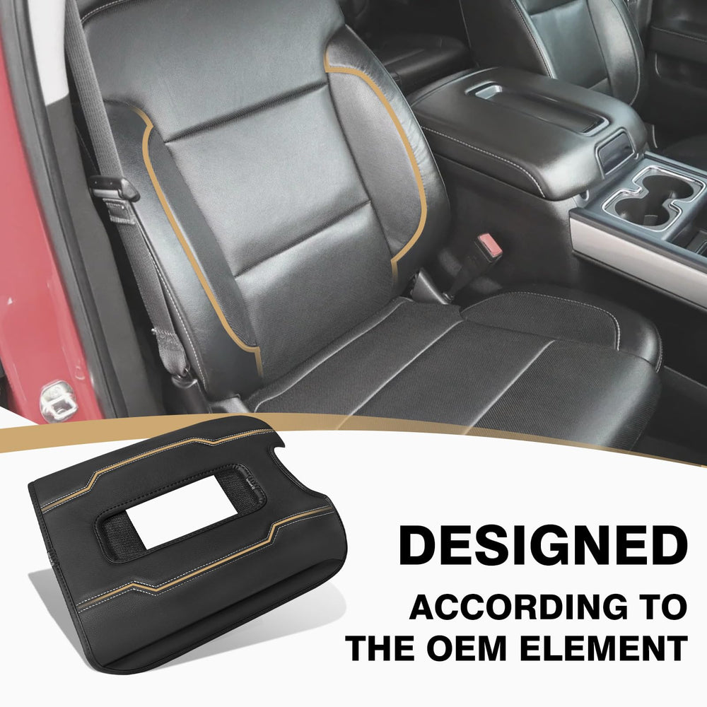 Muslogy armrest cover with soft padding enhances long-drive comfort