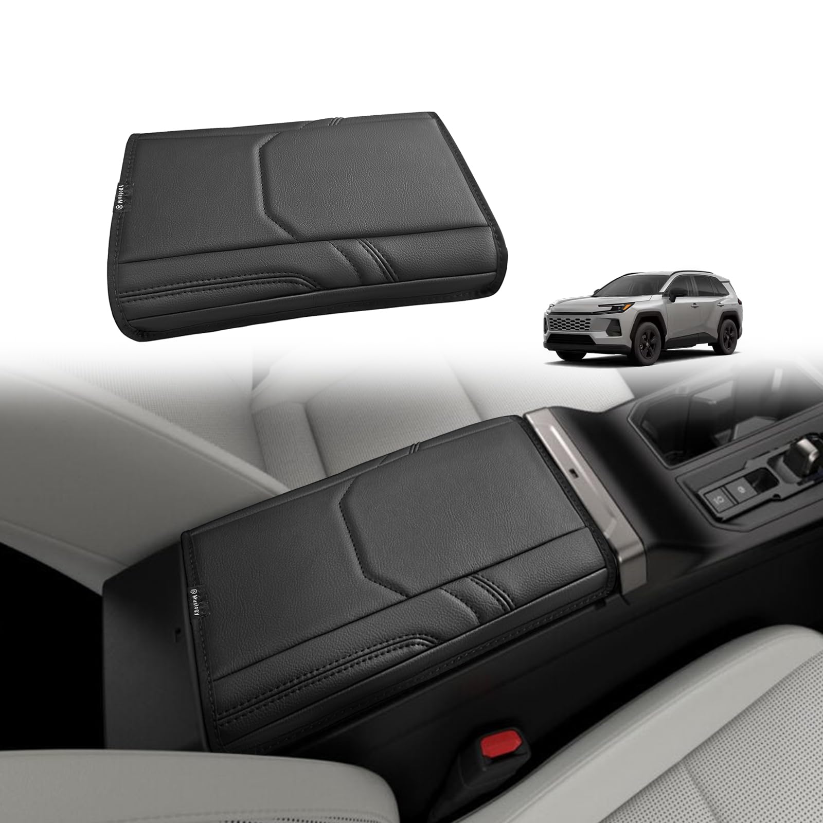 Muslogy center console armrest cover for Rav4 2026 adds tailored protection and refined interior.