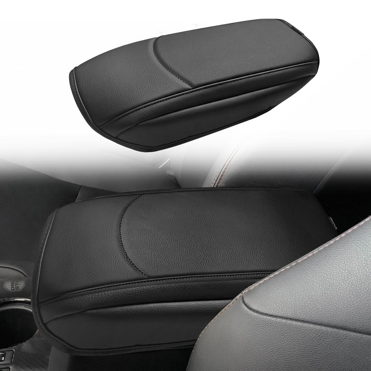 Muslogy center console armrest cover fits Toyota 4Runner and protects from wear.