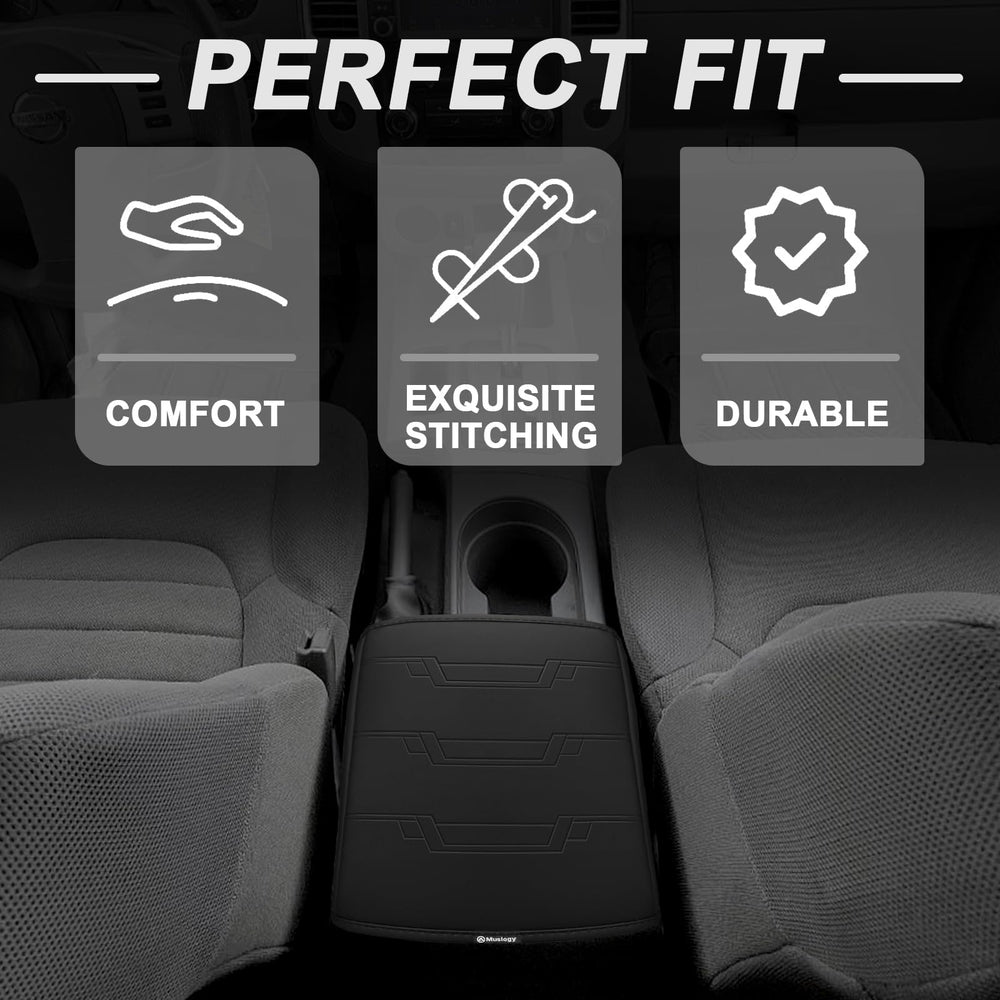 Muslogy Xterra armrest cover protecting console from wear