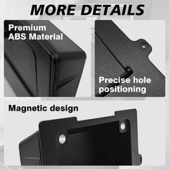 Muslogy center console hidden organizer interior compartment for valuables
