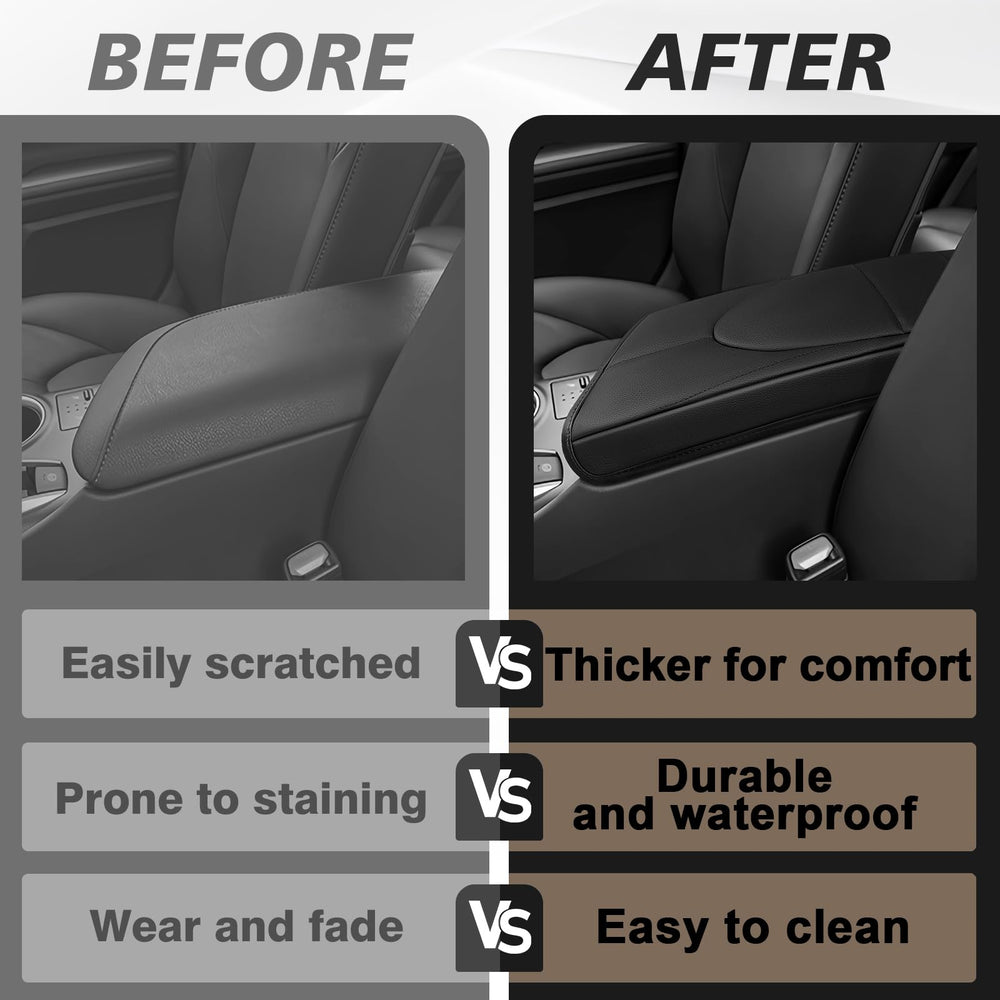 Muslogy center console lid cushion protects the console and refreshes cabin look.