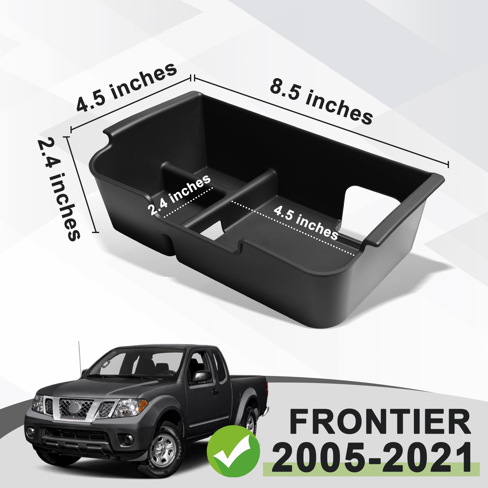 Muslogy center console organizer for Pathfinder fit secures essentials during drives