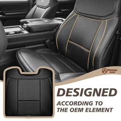 Muslogy center-console pad with thick cushion adds comfort for long drives.