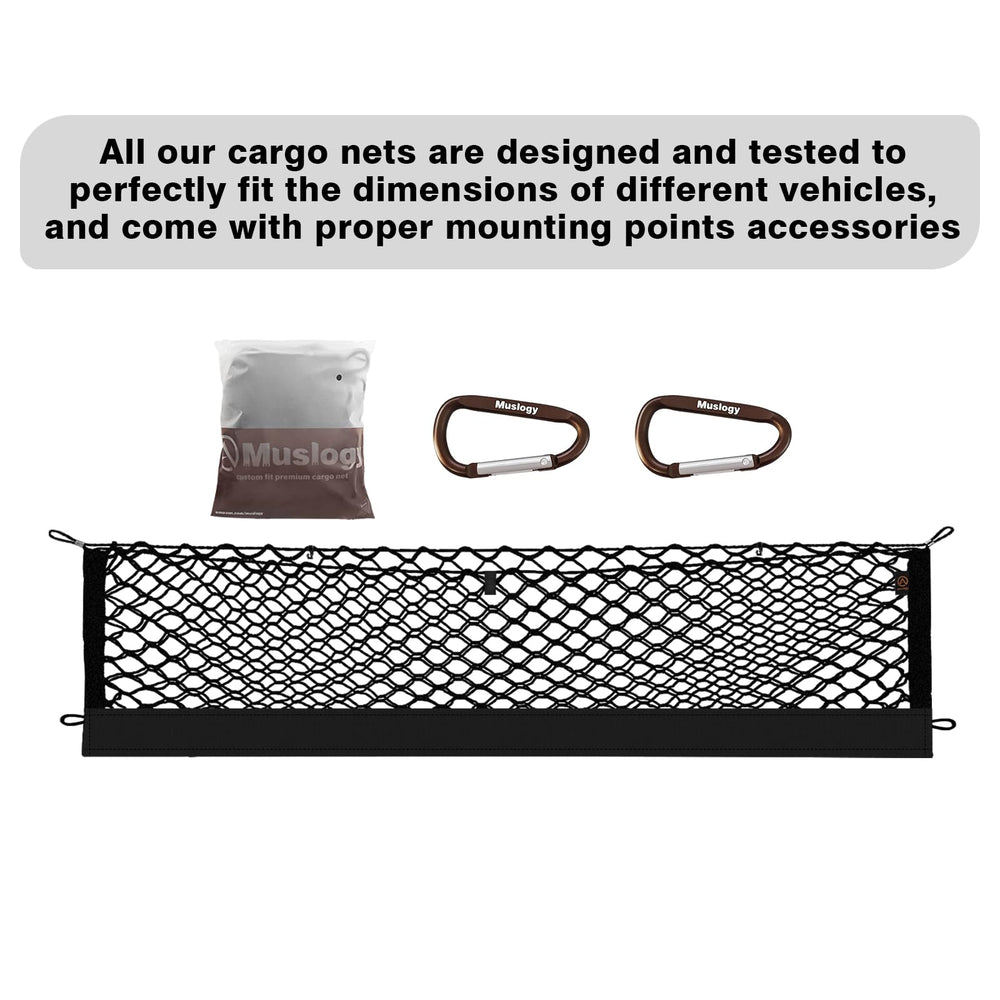 Muslogy compact trunk organizer helps maximize space and reduce clutter.