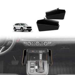 Muslogy CR-V center console left organizer keeps smartphones, coins, and cards within easy reach.