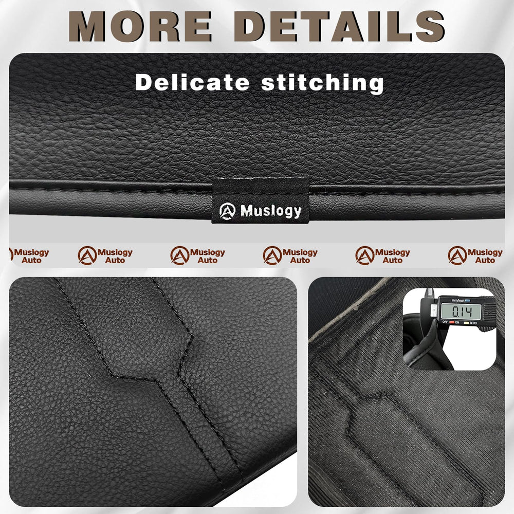 Muslogy armrest pad features easy double-strap installation.