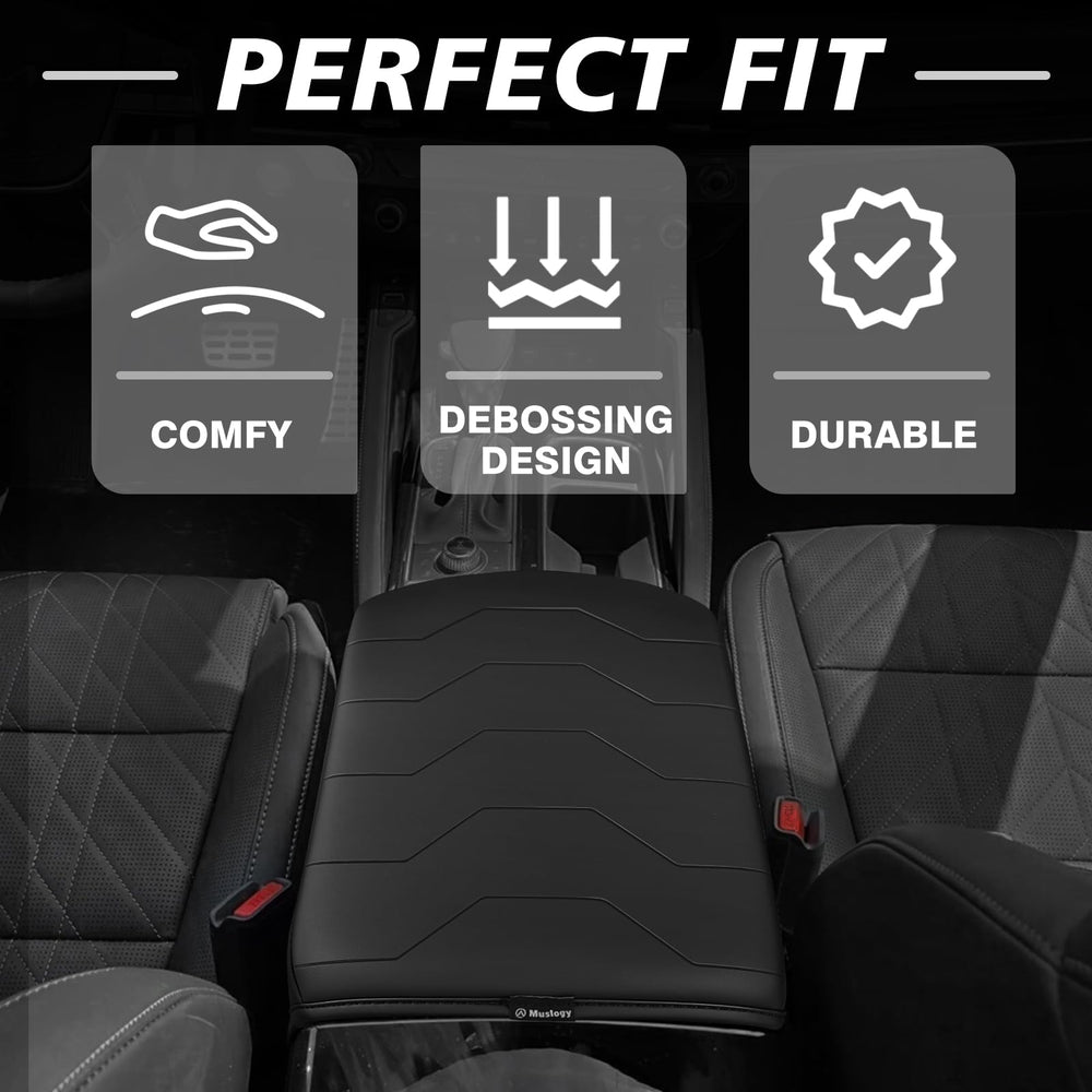 Muslogy durable protection guards center console from dirt and paw prints.