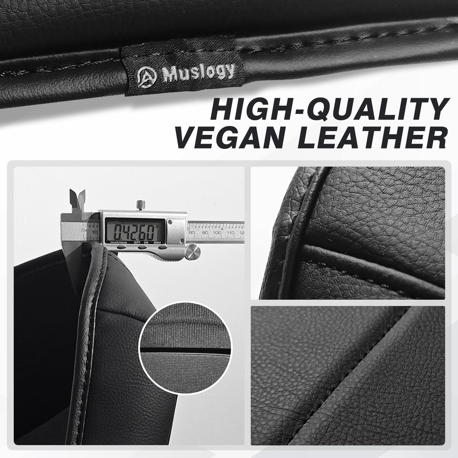 Muslogy quick installation with elastic straps for bucket-seat Ram models
