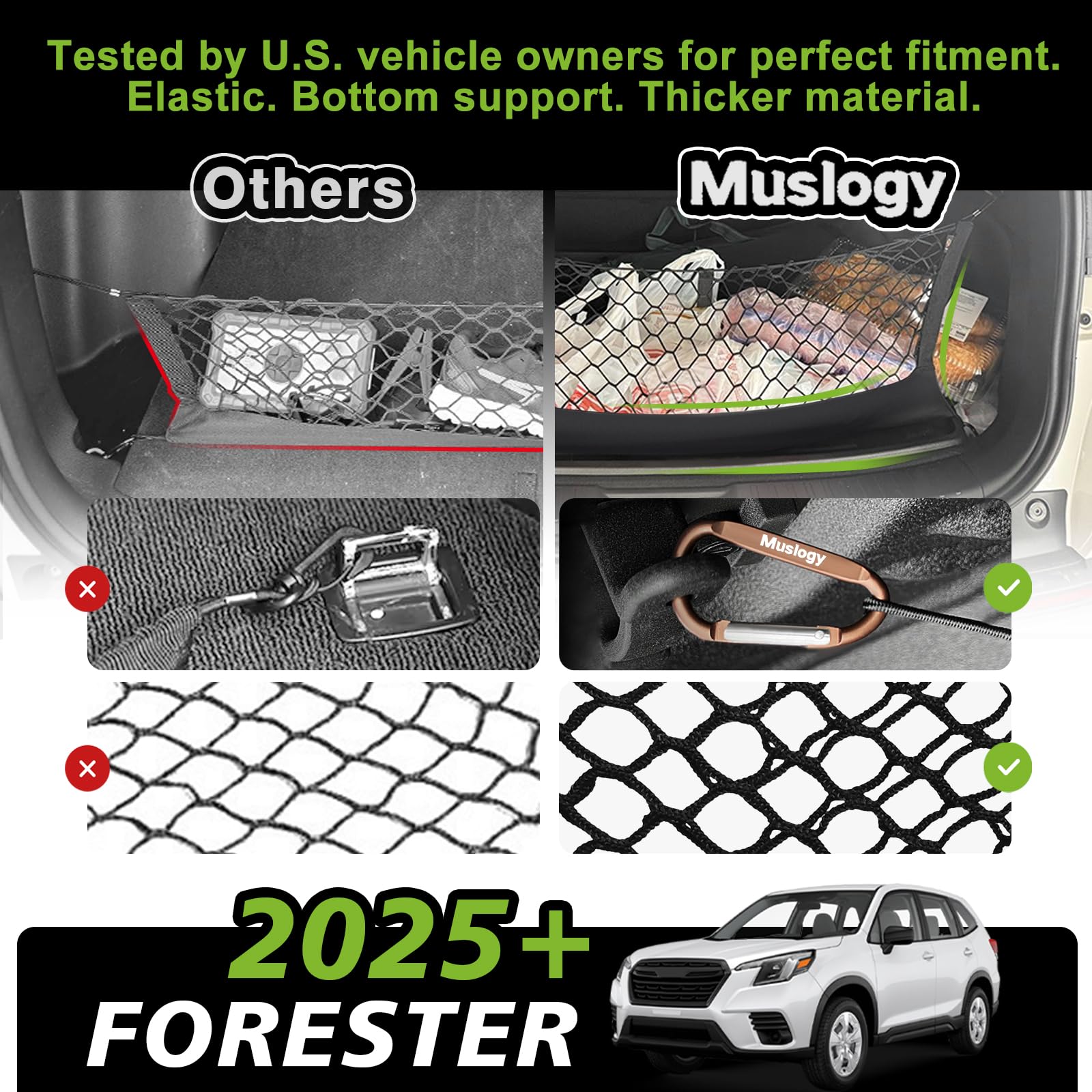Muslogy envelope-design-trunk-net – neatly contains items in a compact space