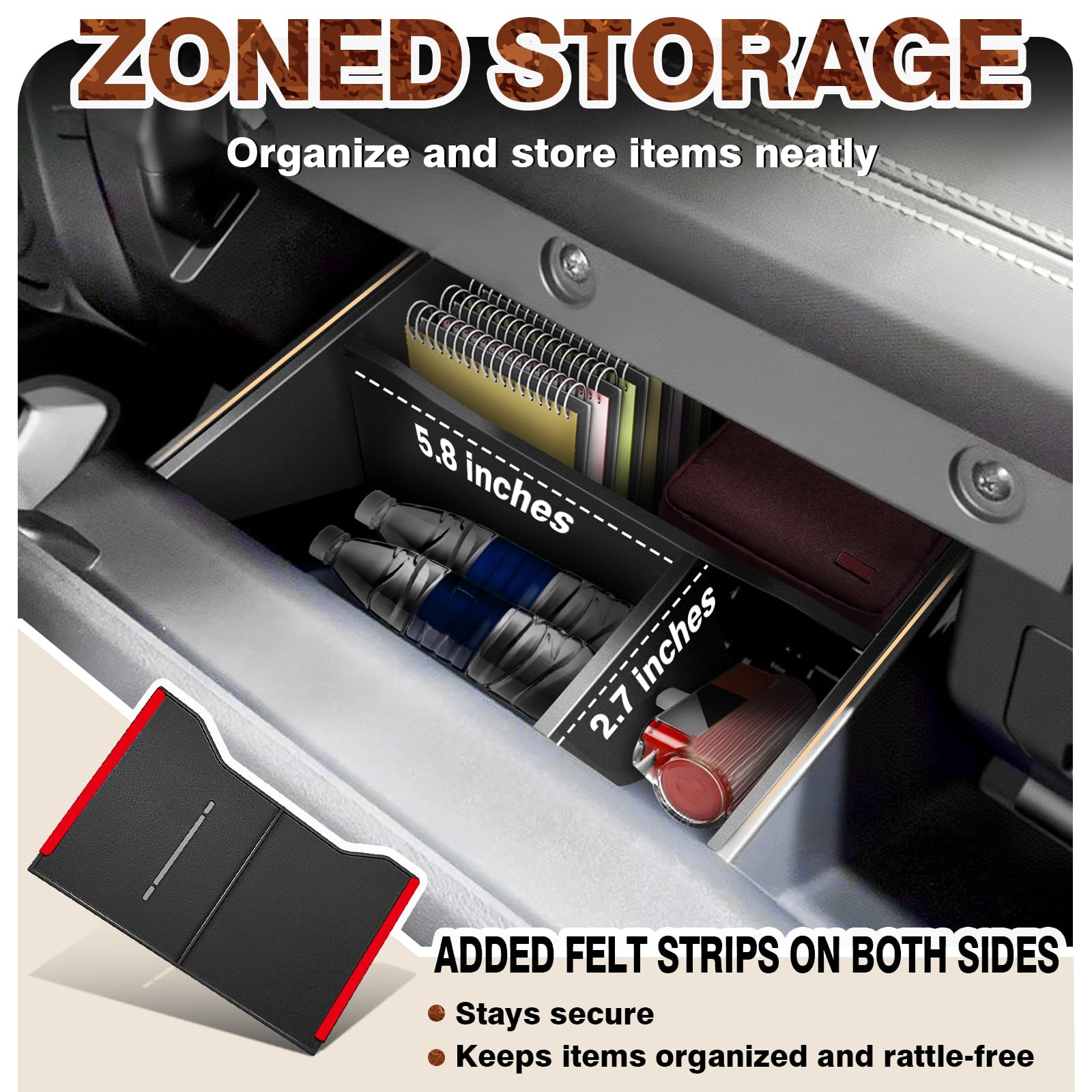 Muslogy ABS material divider—durable, heat resistant, and built to last in harsh conditions.