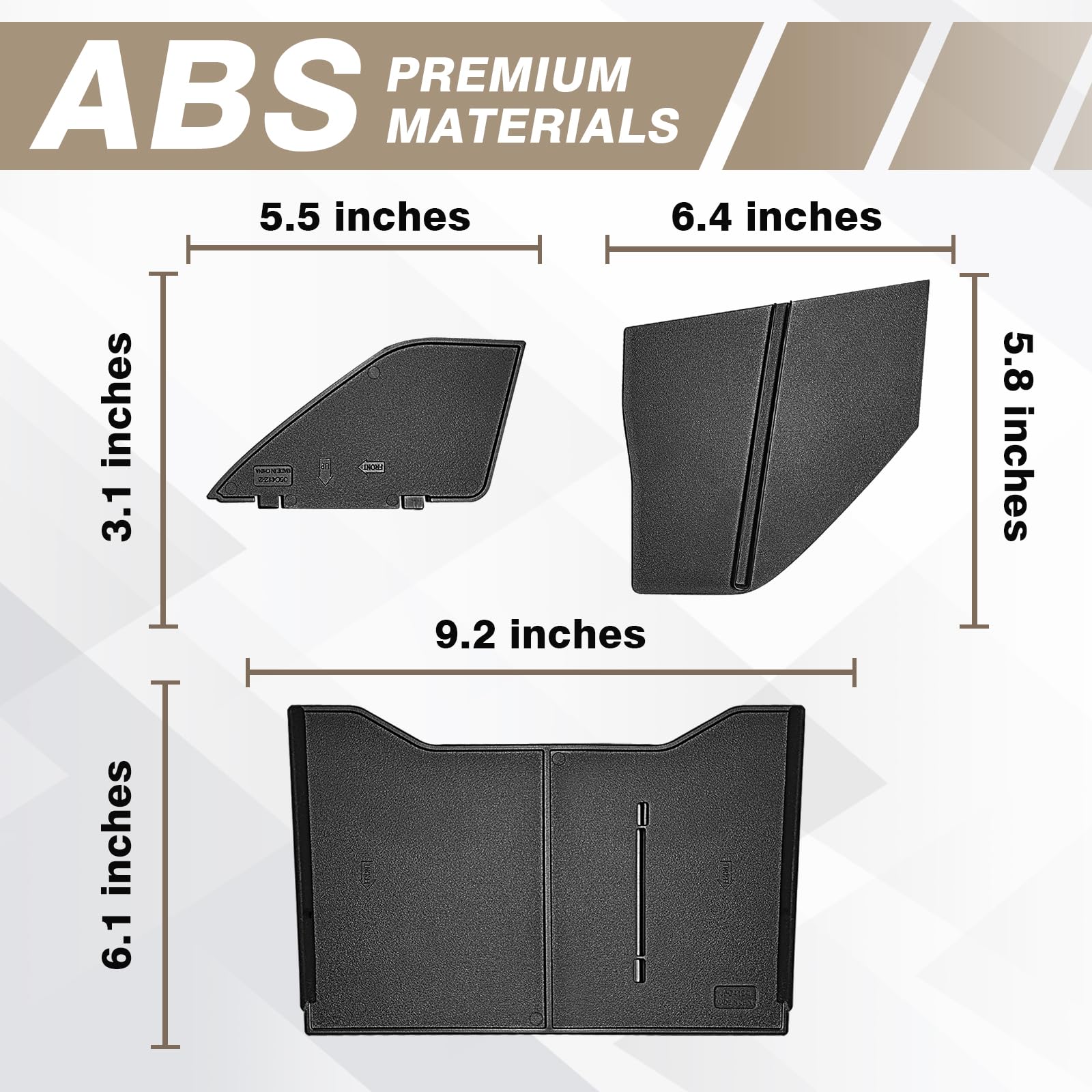 Muslogy glove box dividers—easy-install assembly for a secure interior upgrade.