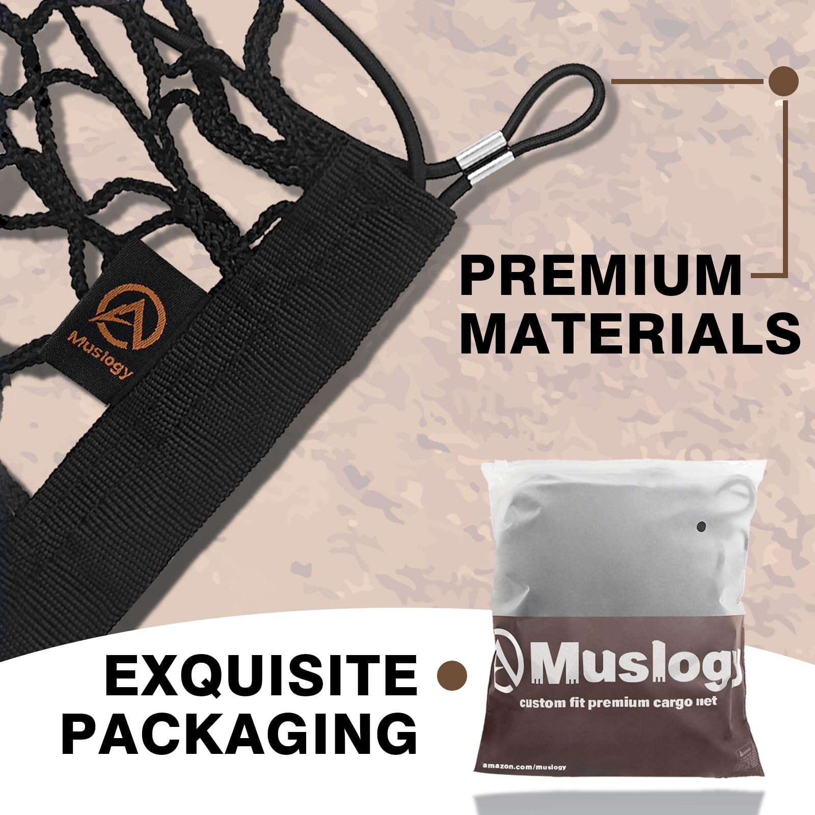 Muslogy net design helps groceries and tools stay stable during transit.